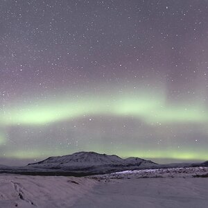 Polarlicht nahe Thingvellir