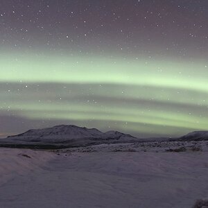 Polarlichter Thingvellir 2