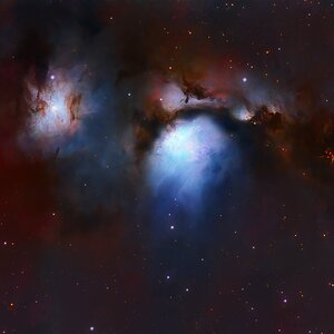 Neubearbeitung Messier 78, Caspar der freundliche Geist Nebel