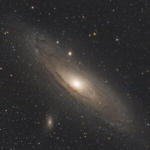 M31 Andromeda Galaxie, mit 450mm Mini-Umbau-Newton