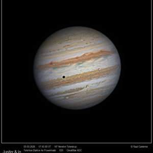 Jupiter & Io vom 03.03.2026