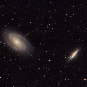M81 - Bodes-Galaxie und M82 - Zigarren-Galaxie