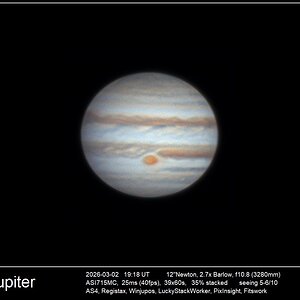 Jupiter 75 Minuten derotiert