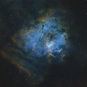 NGC1491 - Fossil Footprint Nebel in SHO