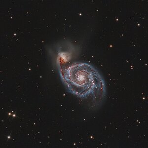 M 51 - Whirlpool Galaxie