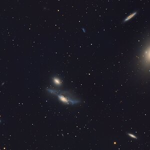 NGC 4438 in Markarians Kette