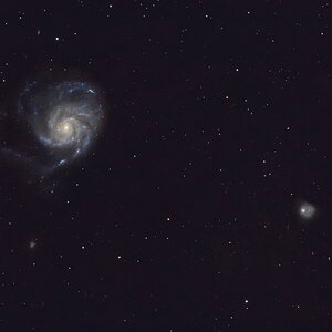 M101 - Feuerrad-Galaxie und NGC 5474