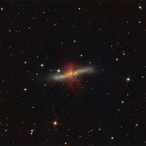 M 82 im Sternbild Großer Bär