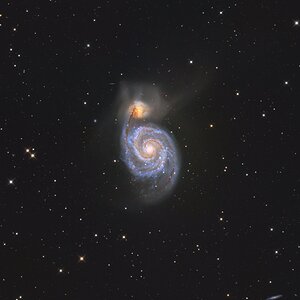 M 51 "Whirlpool-Galaxie"
