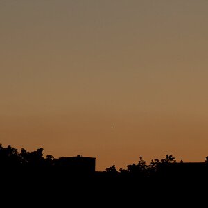 Merkur am Abendhimmel