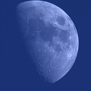 Tageslicht Mond