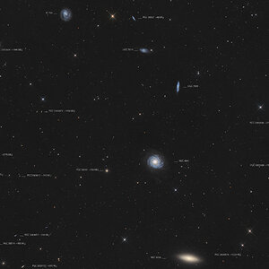 NGC 4036 mit NGC 4041 und IC 758 (LGG 266)