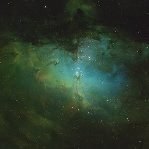 M16 Adlernebel den kurzen hellen Nächten zum Trotz