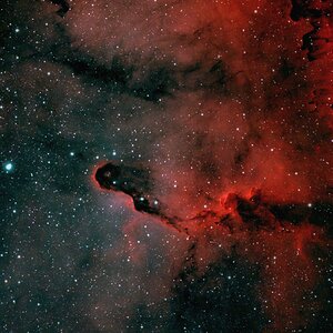 IC1396 mit Toa130 - erstes Astrofoto