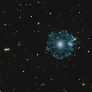 NGC 6543, der Katzenaugennebel