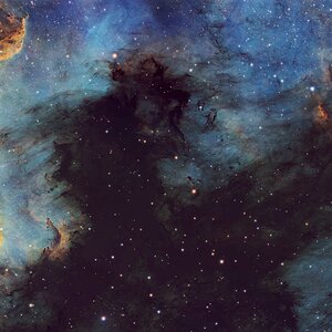 NGC 7000 (erster Versuch mit der SHO-Darstellung)