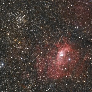 NGC 7635 Blasen-Nebel und Messier 52