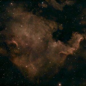 NGC 7000 mit Seestar s30 pro