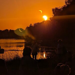 Sonnenfinsternis am Bodensee - Konstanz - Schmugglerbucht