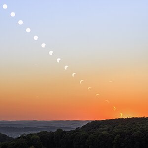 Der Verlauf der Sonnenfinsternis am 12. August 2026 aus Süddeutschland