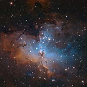 M 16 im Sternbild Schlange