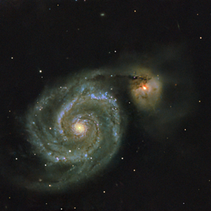 M51 im Jun. 26 mit AstroWizard und Compositing (Neubearbeitung)