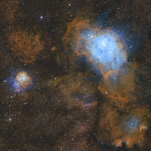 M8 & M20 - Lagunen- und Trifidnebel SHO