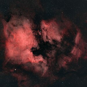 NGC7000 u. IC5070 klassische Bearbeitung