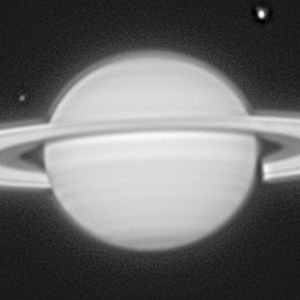 Saturnmond Janus in Bewegung