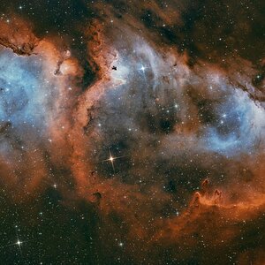IC1848 Seelennebel -- 3 Panel Mosaik