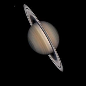 Saturn am 20.09.2026 mit Speichen und White Oval (20 Zoll Dobson)