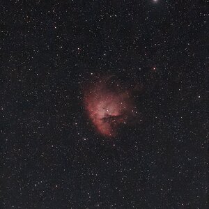 Pacman Nebel mit Seestar s30 pro