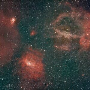 NGC7635 6x300 Sekunden Aufnahme