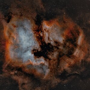 NGC 7000 Nordamerika- u. IC 5070 Pelikannebel