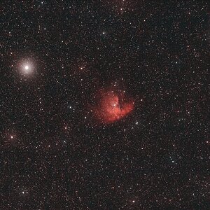 NGC 281 Pac-Man im weiten Feld