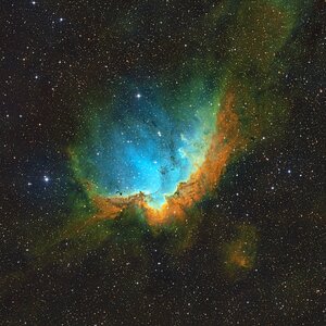NGC 7380  Wizard-Nebel, 2. Versuch