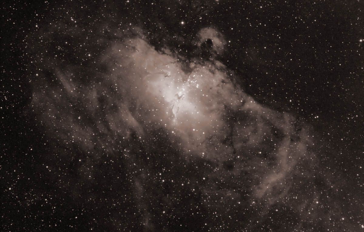 Adlernebel h-alpha dslr