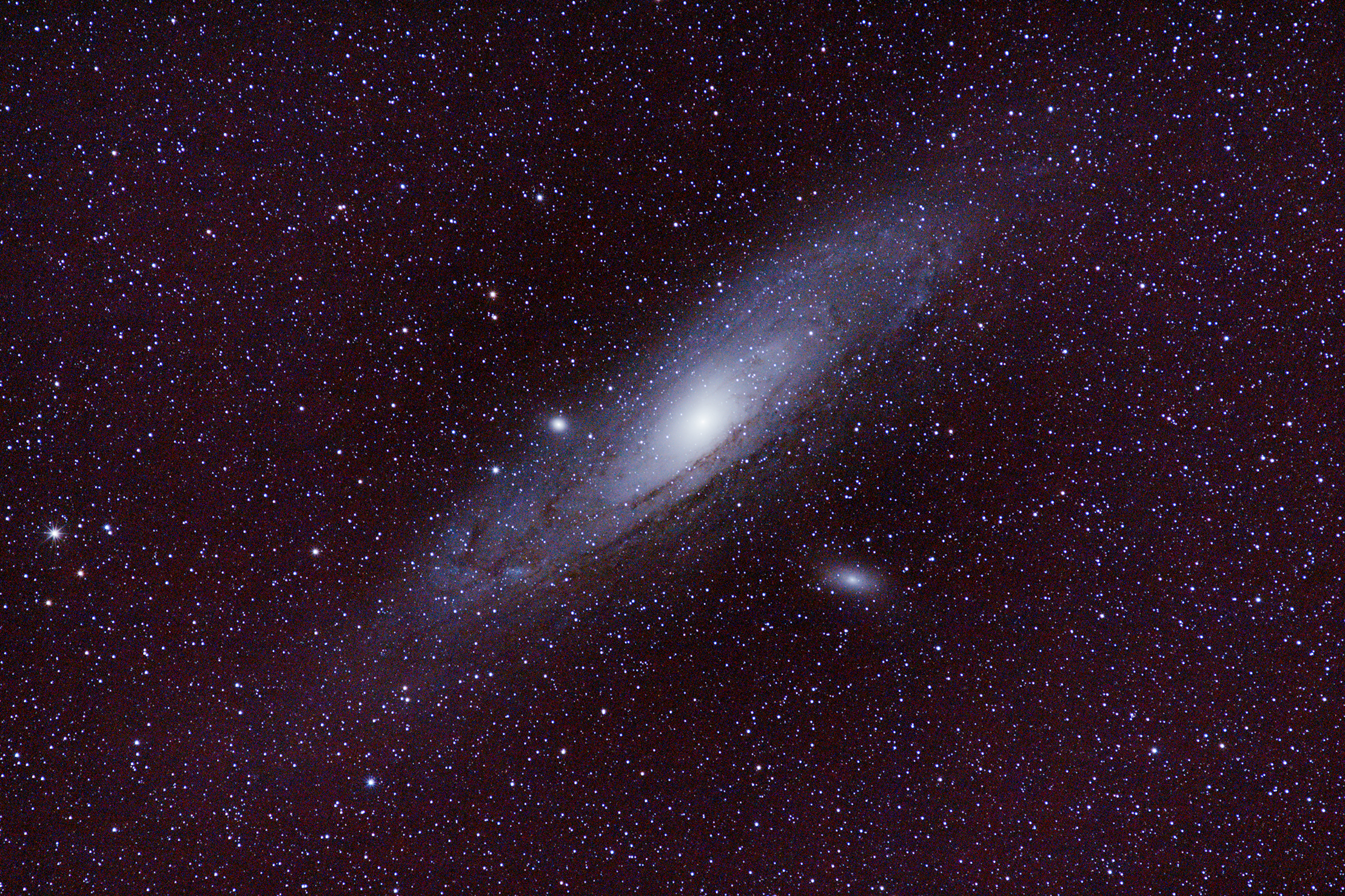 Andromeda bei 300mm Versuch 1