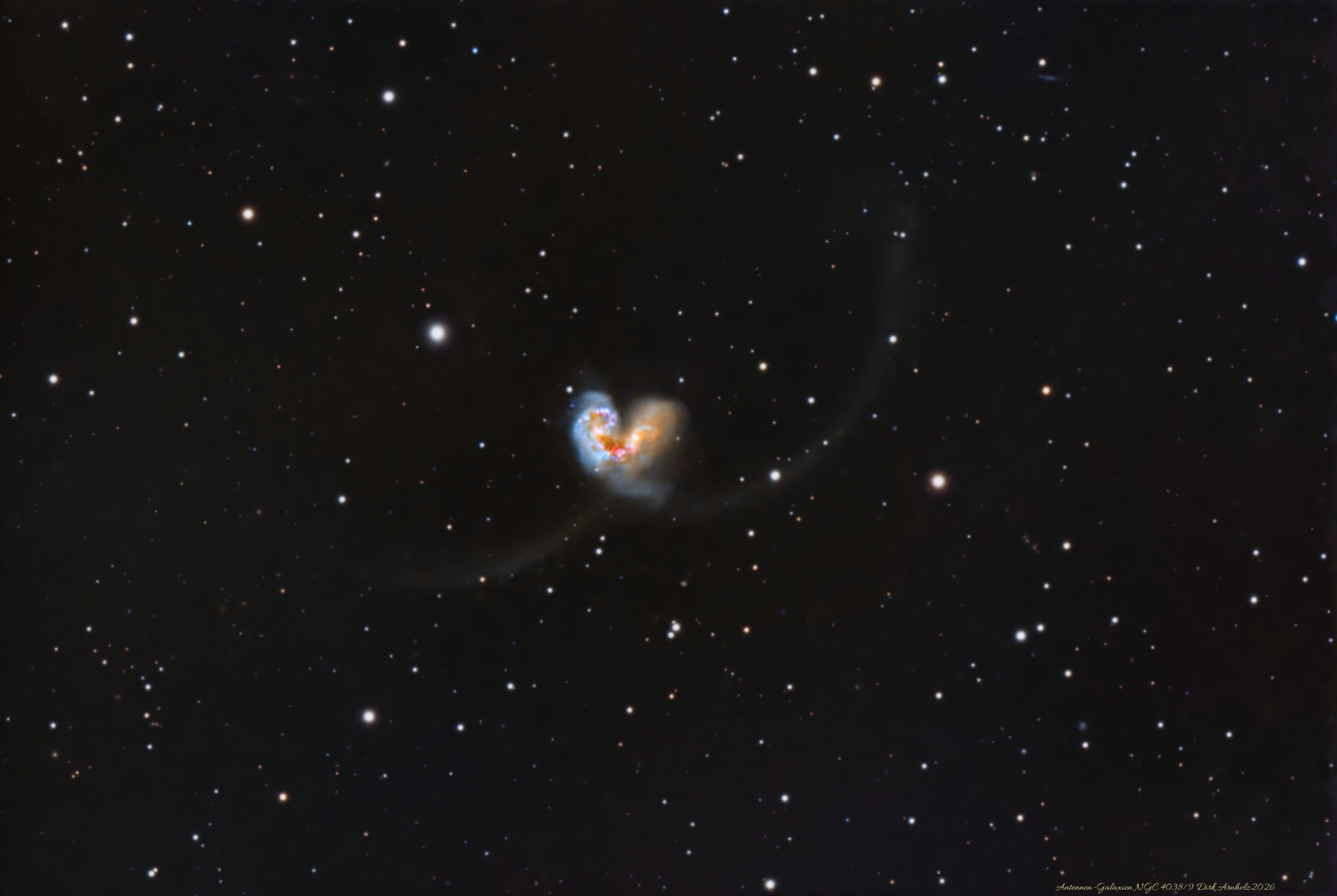 Antennen-Galaxien NGC 4038 & 4039