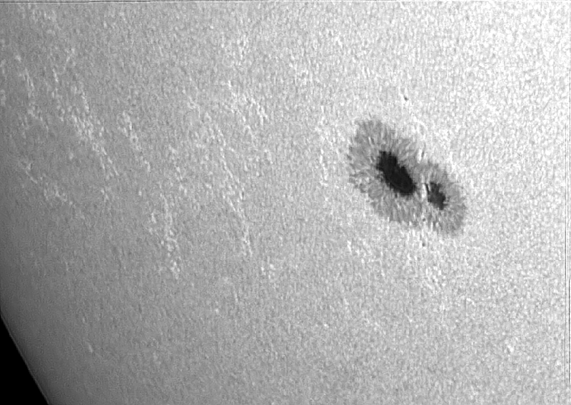 AR 12683 mit Fackelgebiet am 27.09.17