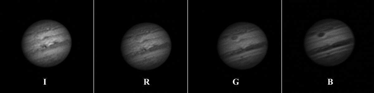 Blaue Wolken auf Jupiter (II)
