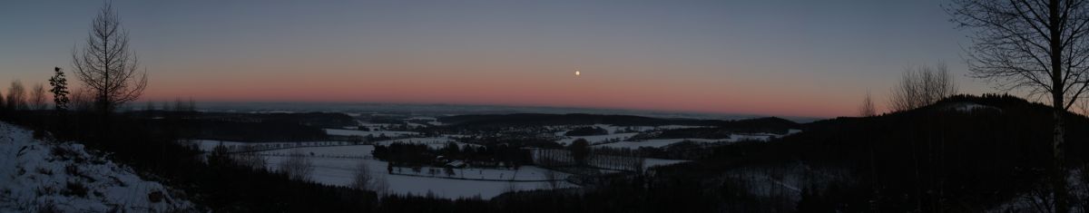 Blick vom Tönsberg in Lippe (Anfang Januar 2009)