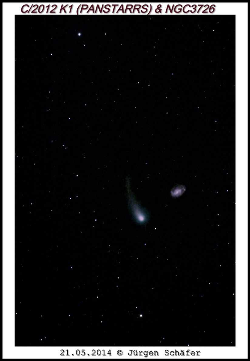 C/2012 K1 (PANSTARRS) & NGC3726