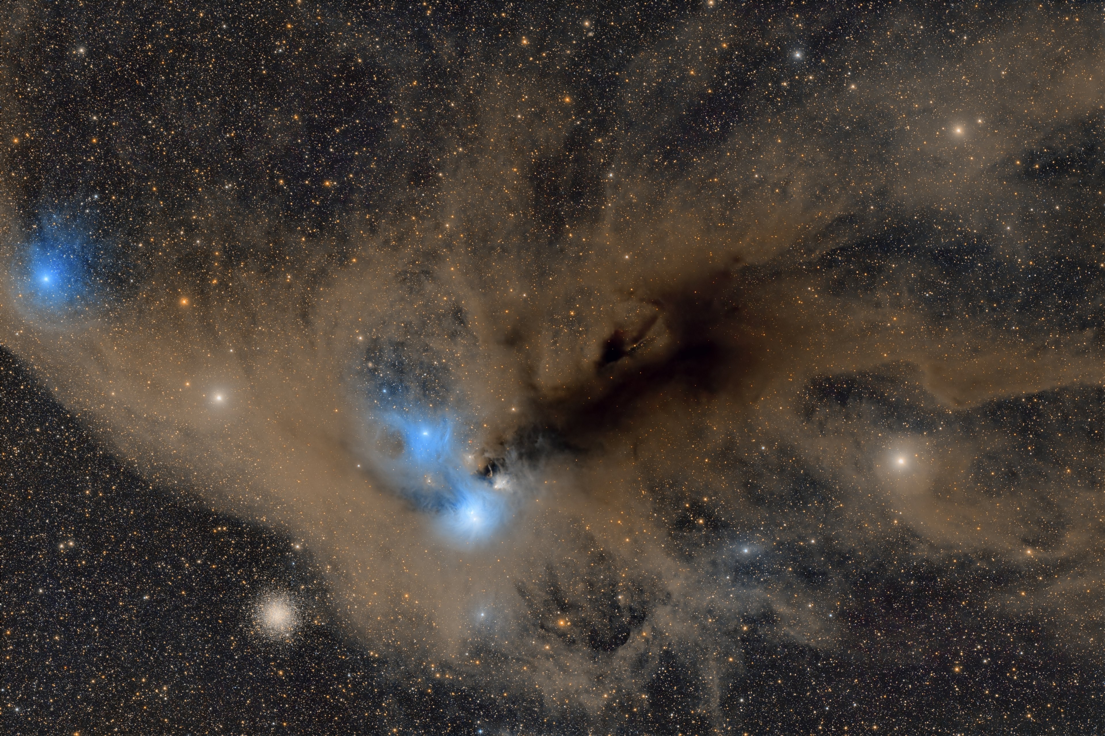Corona Australis....mit Teleskop