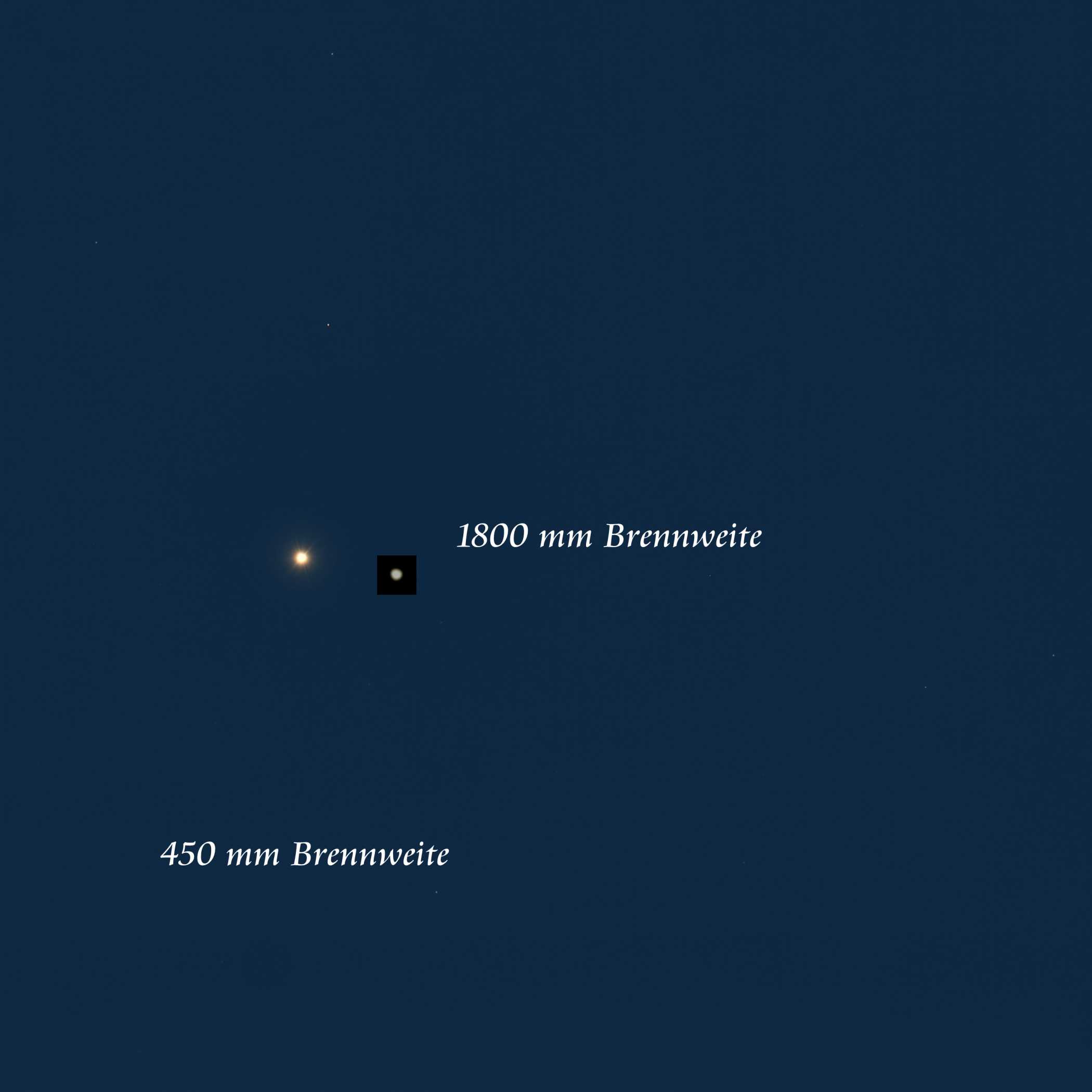 Der Abendstern Venus @ 2015-02-28 - 18:43 MEZ