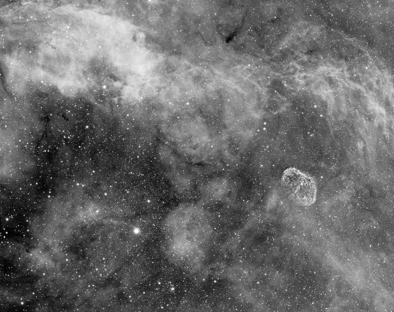 Der kleine ED60: NGC6888 plus
