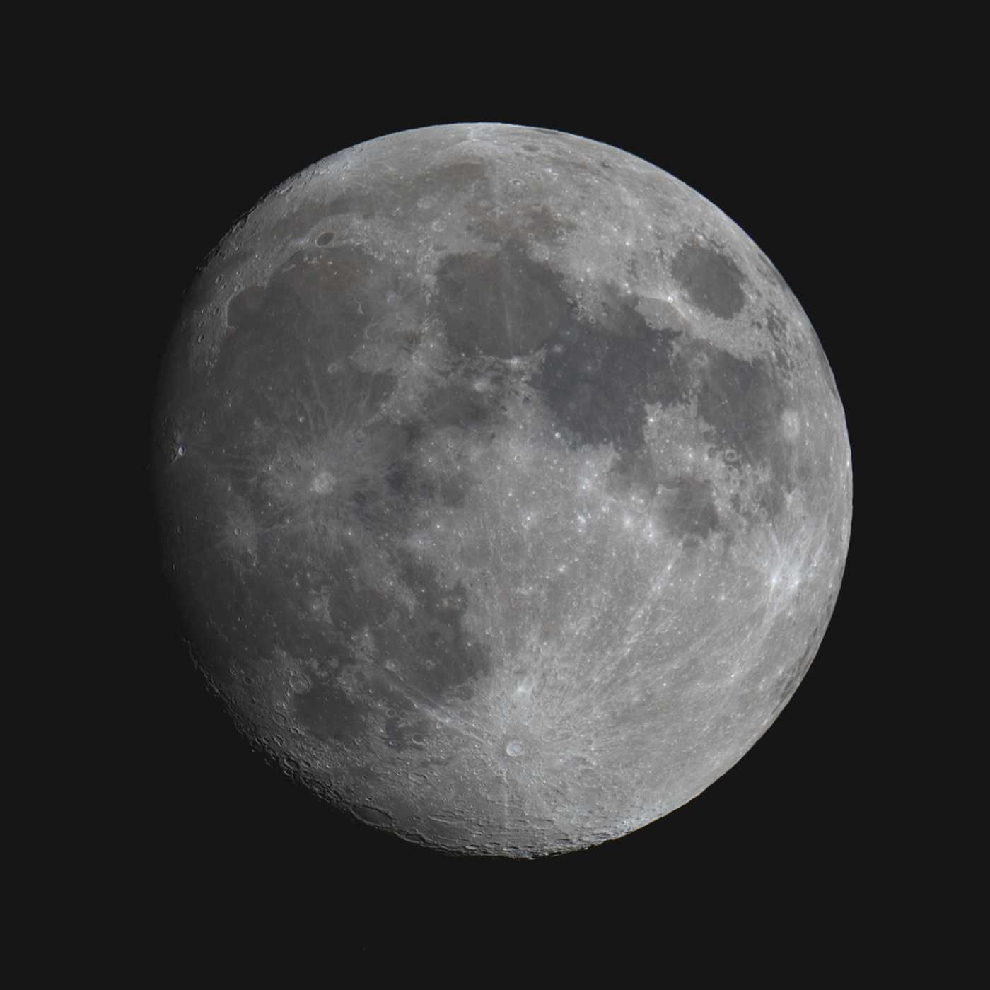 Der Mond von gestern.