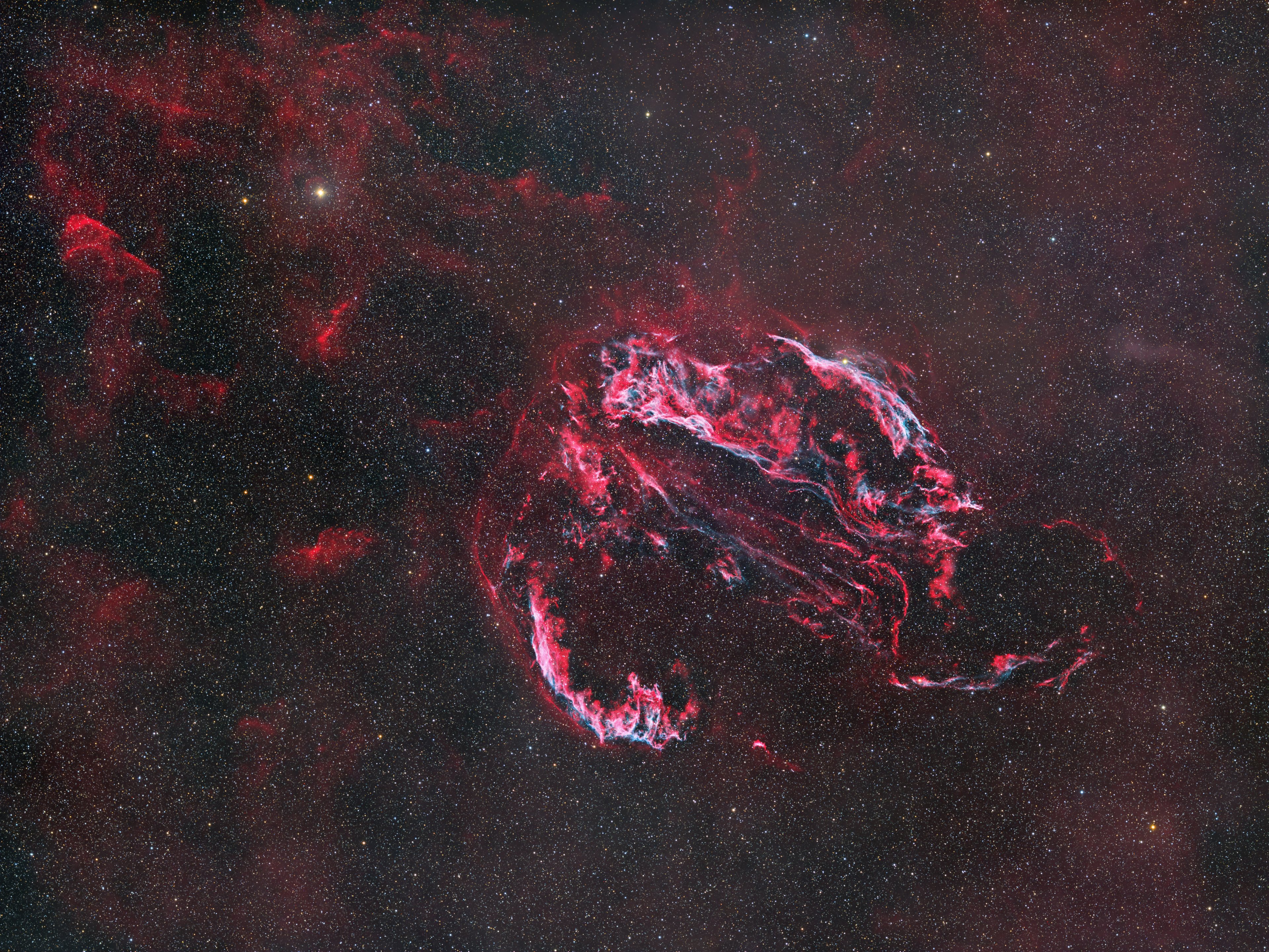 Der Schleiernebel - von NGC6960 bis NGC6992