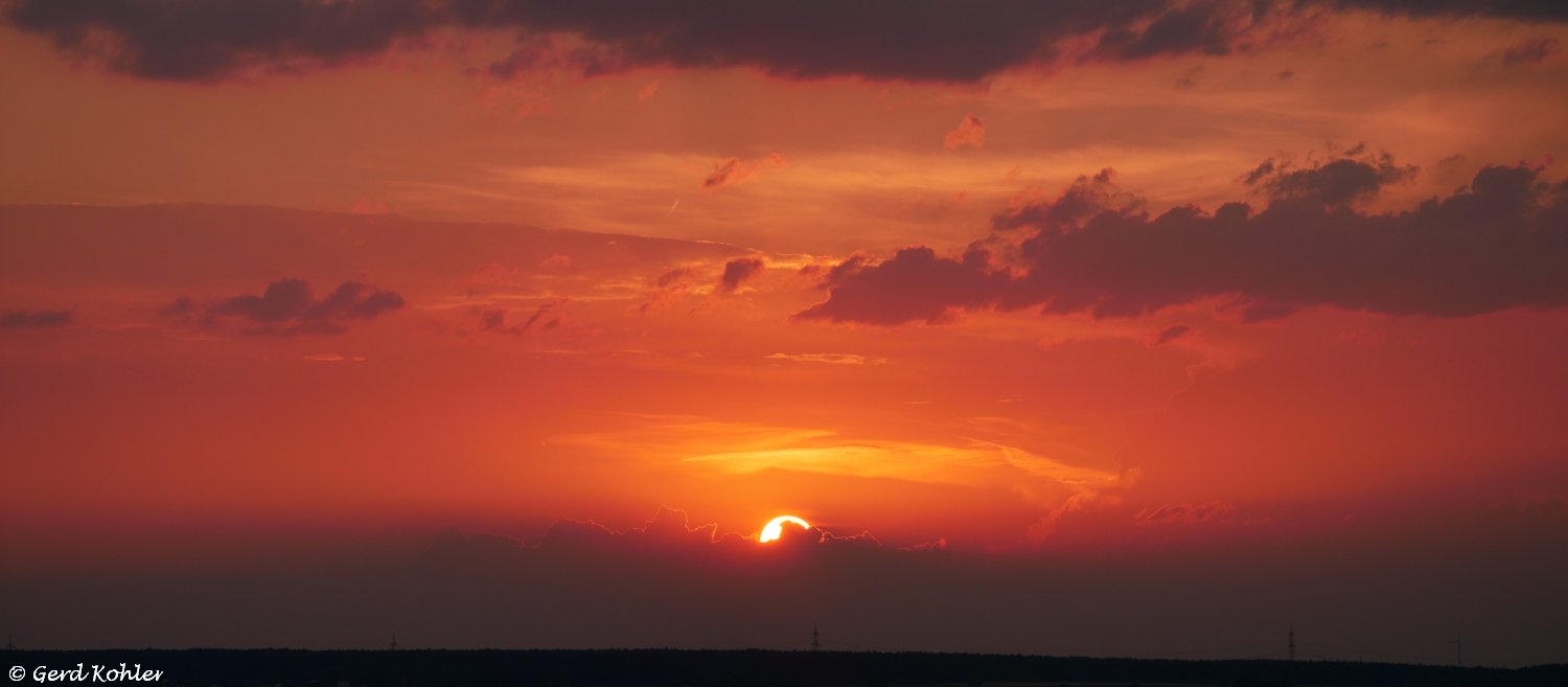 Der Sonnenuntergang vom 14. Juni 2025