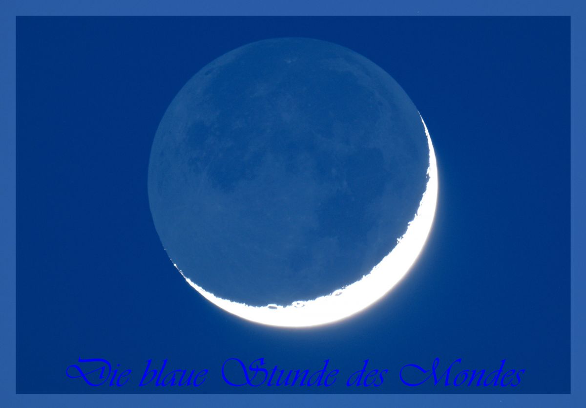 Die blaue Stunde des Mondes